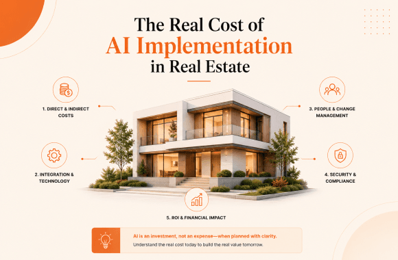 The Real Cost of AI Implementation in Real Estate: A 2026 Benchmark. Cover image