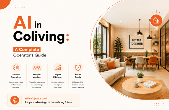 AI in Coliving: A Complete Operator's Guide. Cover image