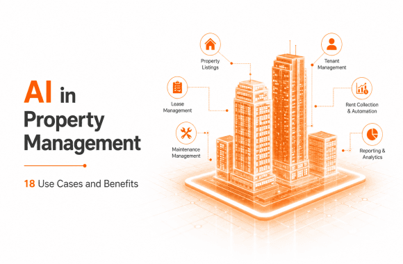 AI in Property Management: 18 Use Cases and Benefits. Cover image