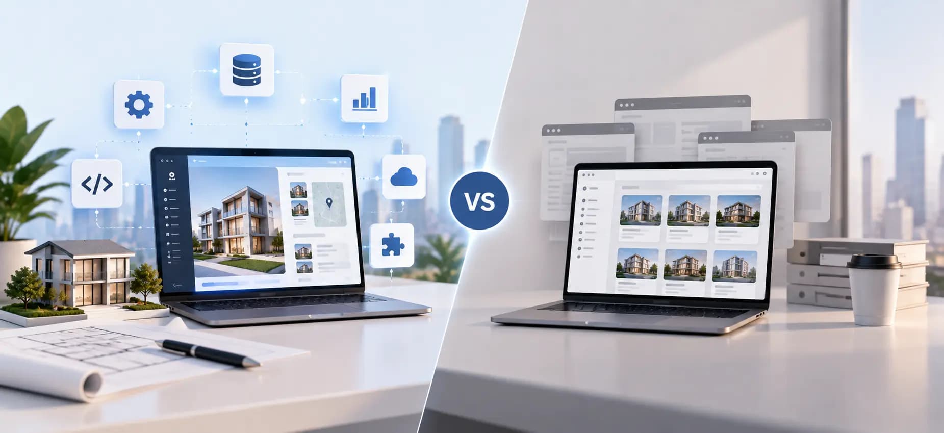 Custom Real Estate Software vs Off-the-Shelf Platforms: Which Should You Choose?. Cover image