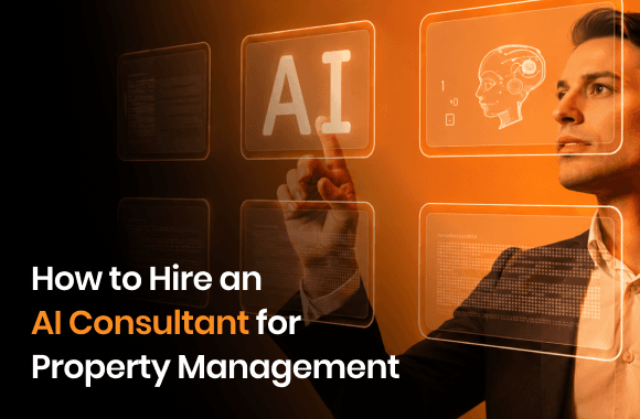 How to Hire an AI Consultant for Property Management. Cover image