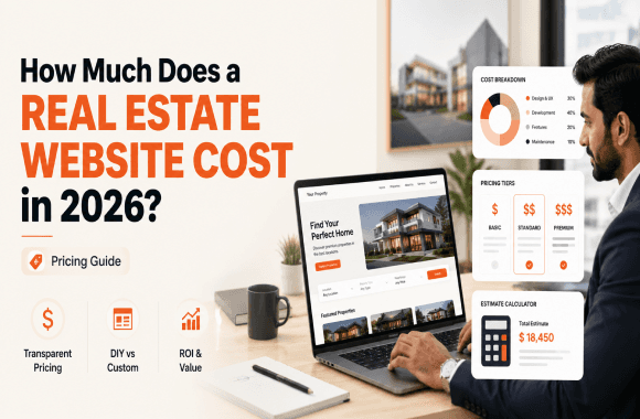 How Much Does a Real Estate Website Cost in 2026 (Pricing Guide). Cover image