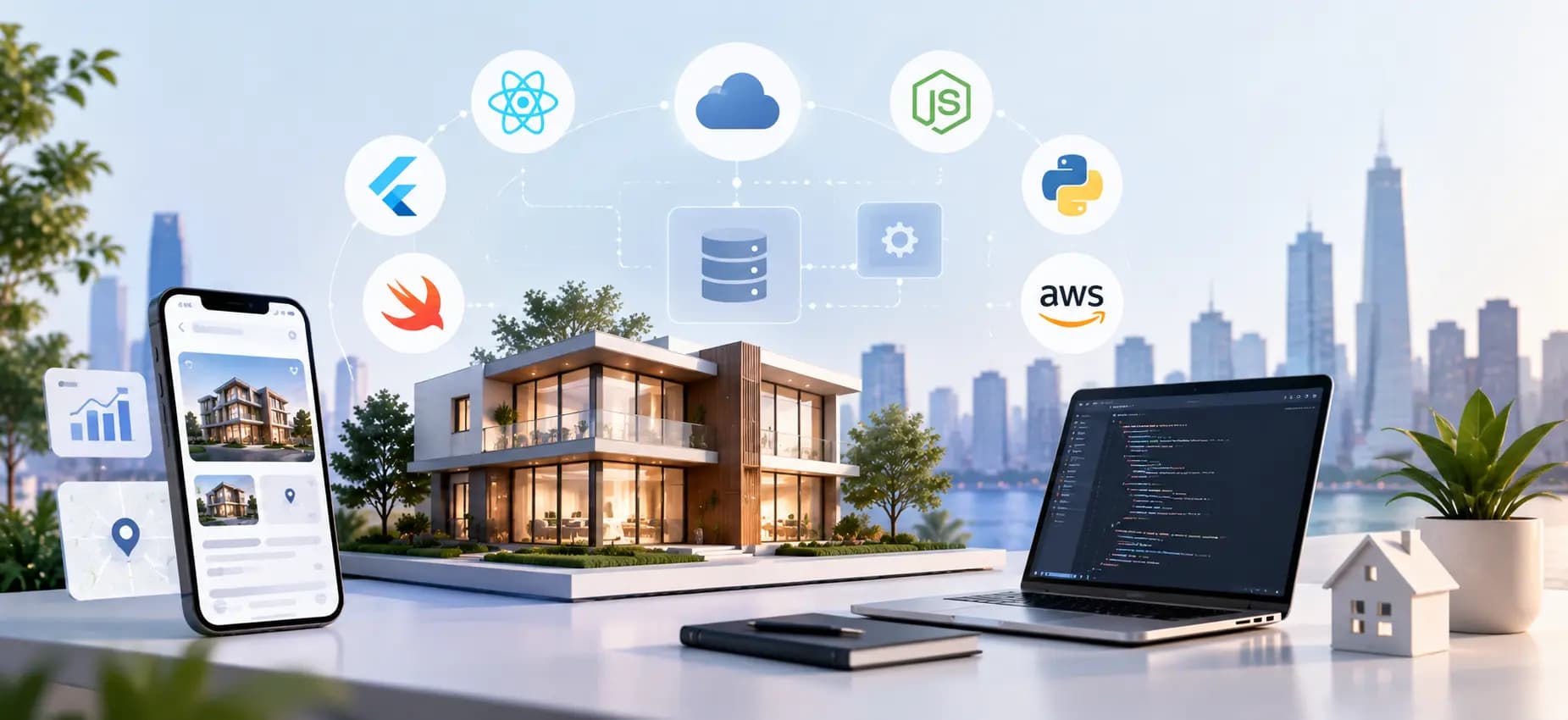 How to Choose a Real Estate Software Development Company: 12 Things to Evaluate. Cover image
