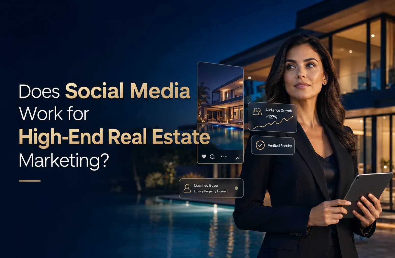 Luxury Real Estate Social Media Marketing 2026. Cover image