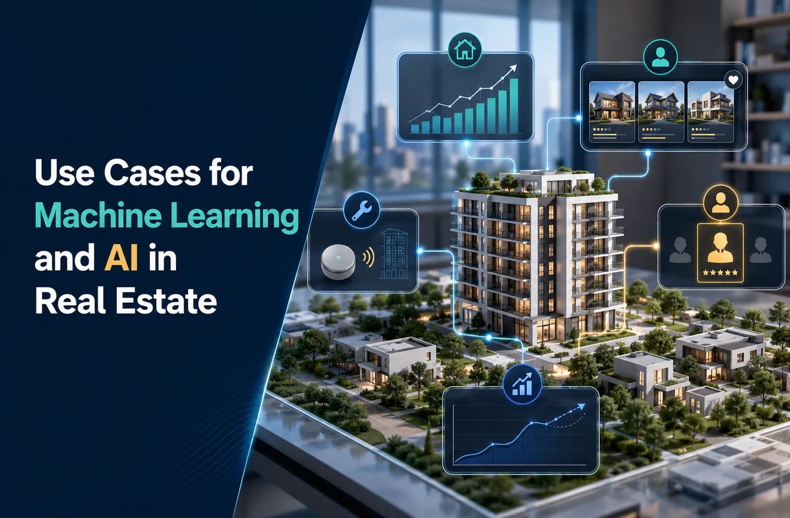 What are use cases for machine learning and AI in real estate?. Cover image
