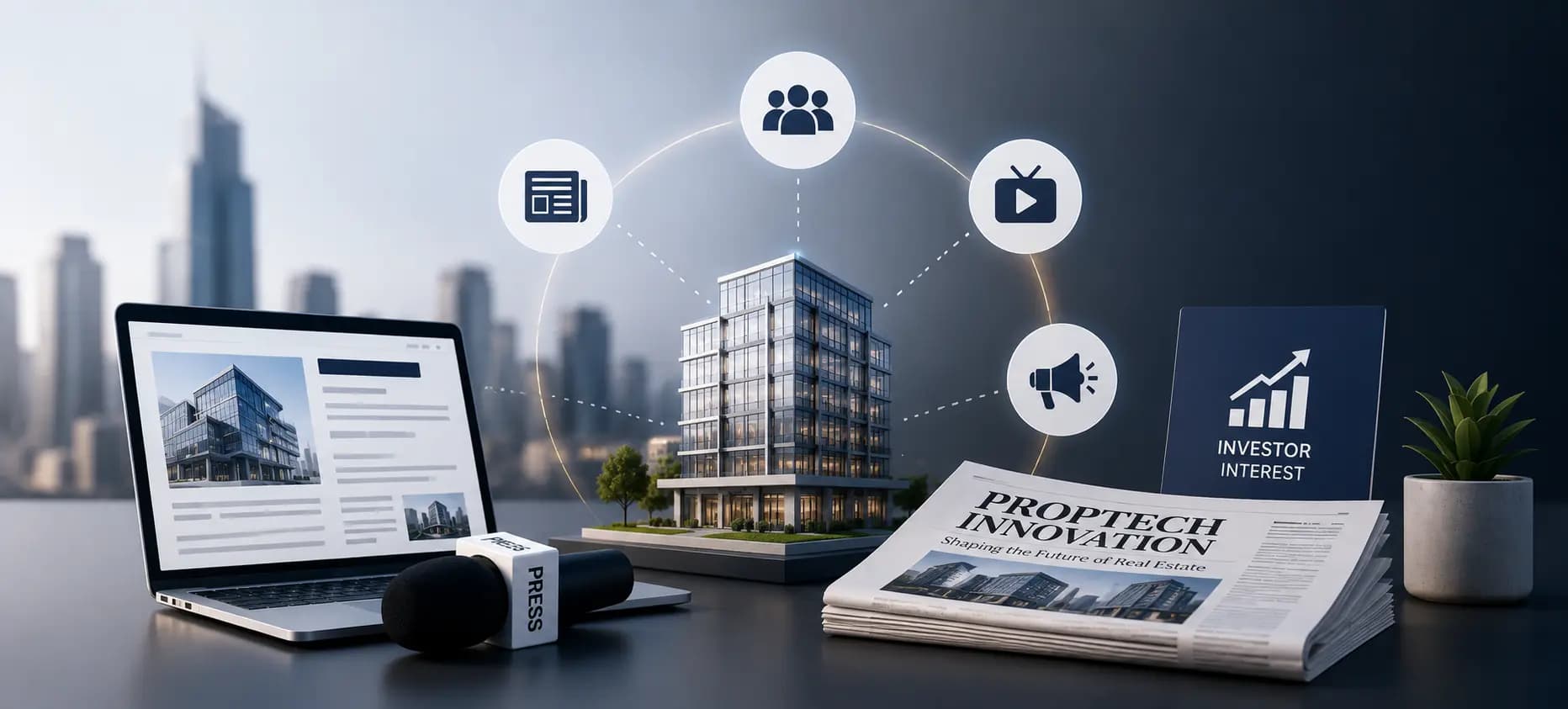 PR Strategy for PropTech Startups: Earning Press and Investor Attention Before You Raise. Cover image