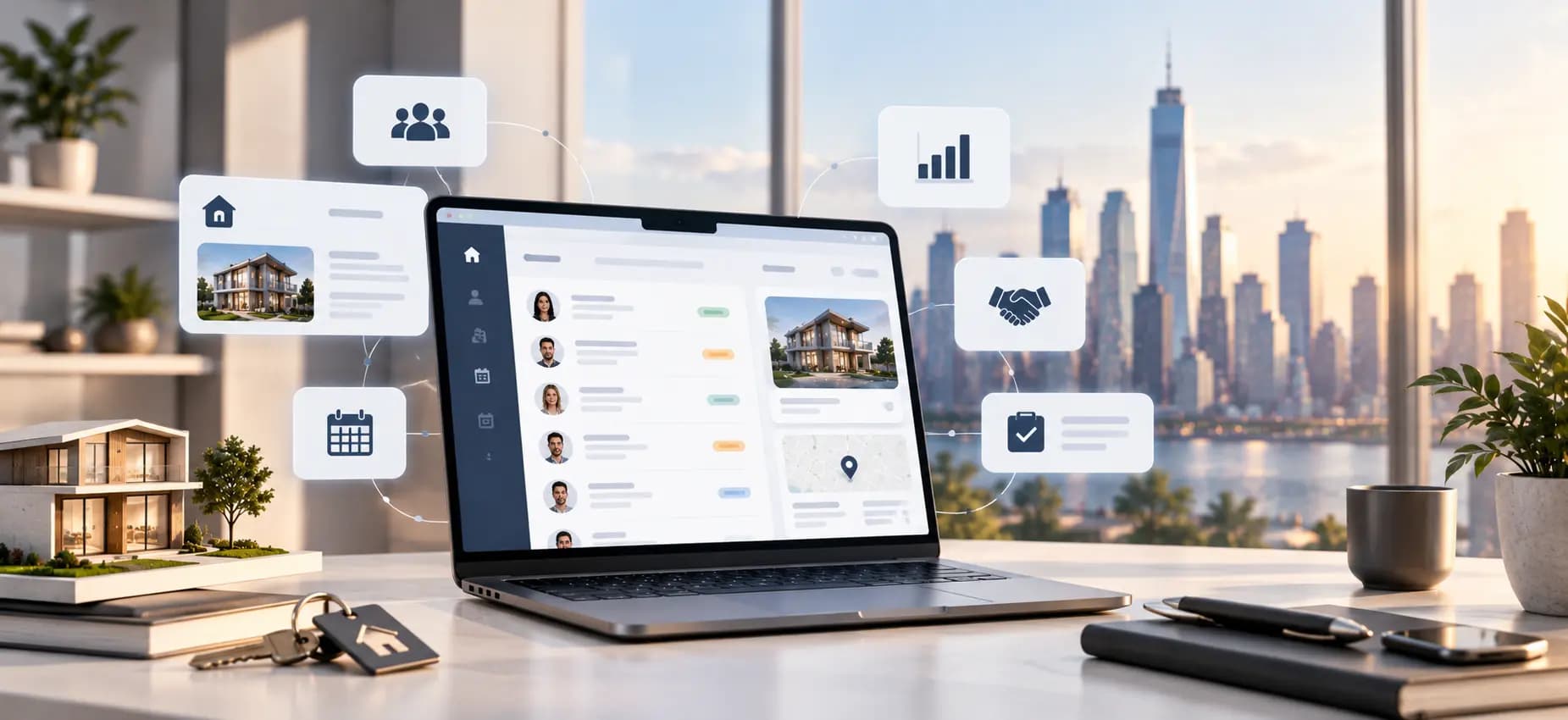 Top 5 Real Estate CRM Implementation Companies in USA 2026. Cover image