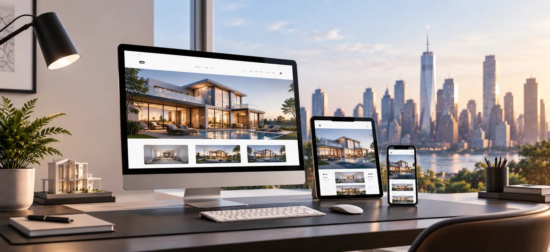 Top 5 Real Estate Web Design Companies in USA 2026. Cover image