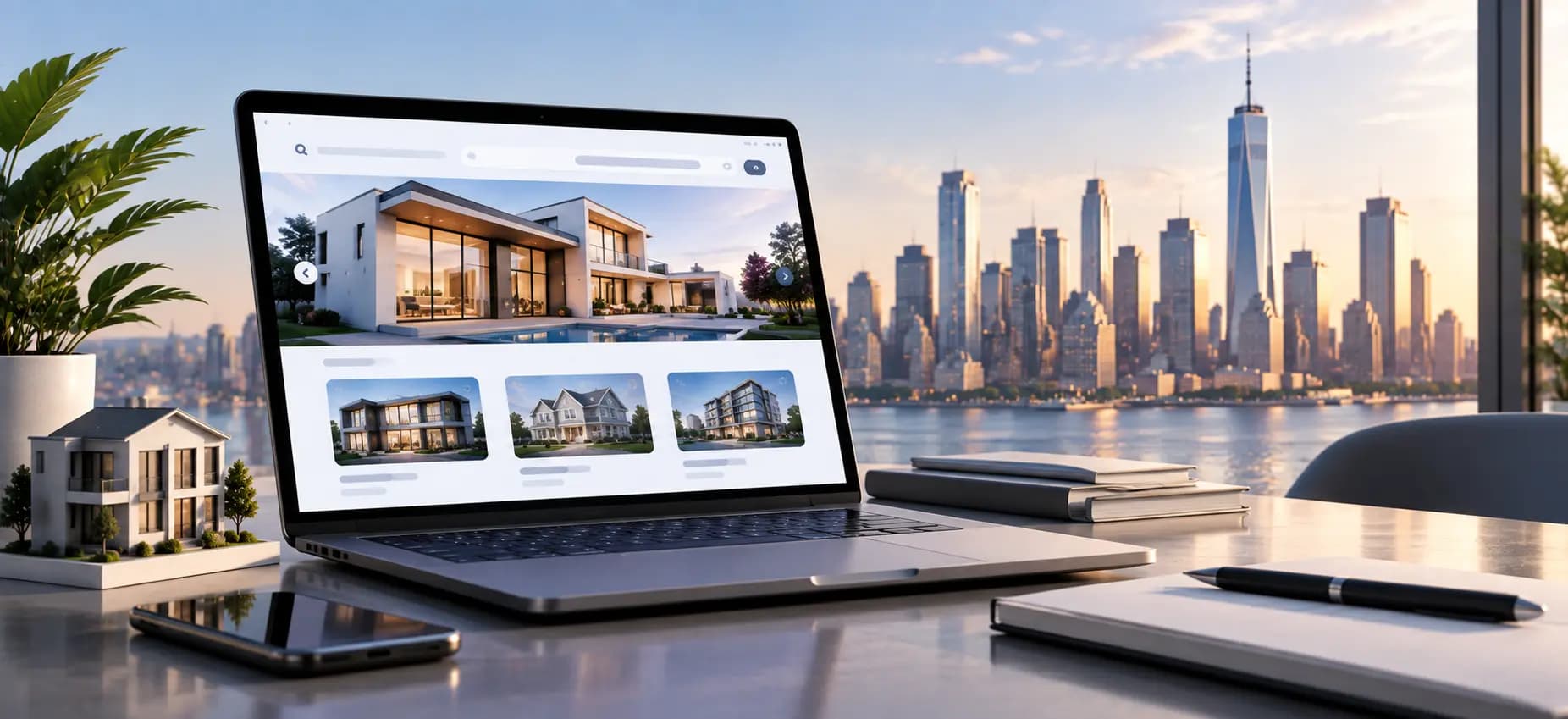 Top 5 Real Estate Website Development Companies in USA in 2026. Cover image